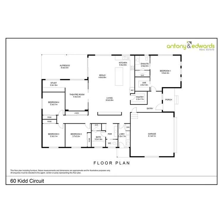 Floorplan of Homely house listing, 60 Kidd Circuit, Goulburn NSW 2580