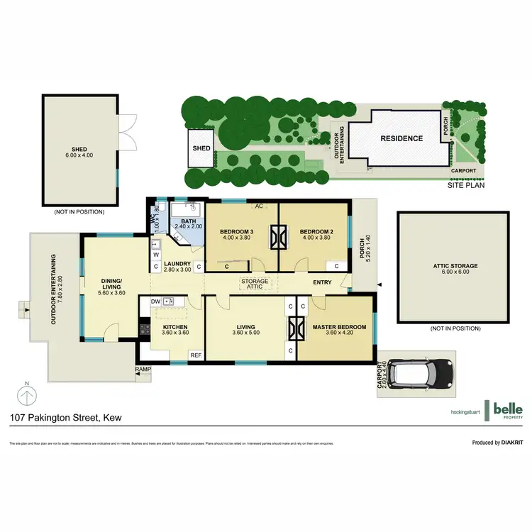 Floorplan of Homely house listing, 107 Pakington Street, Kew VIC 3101