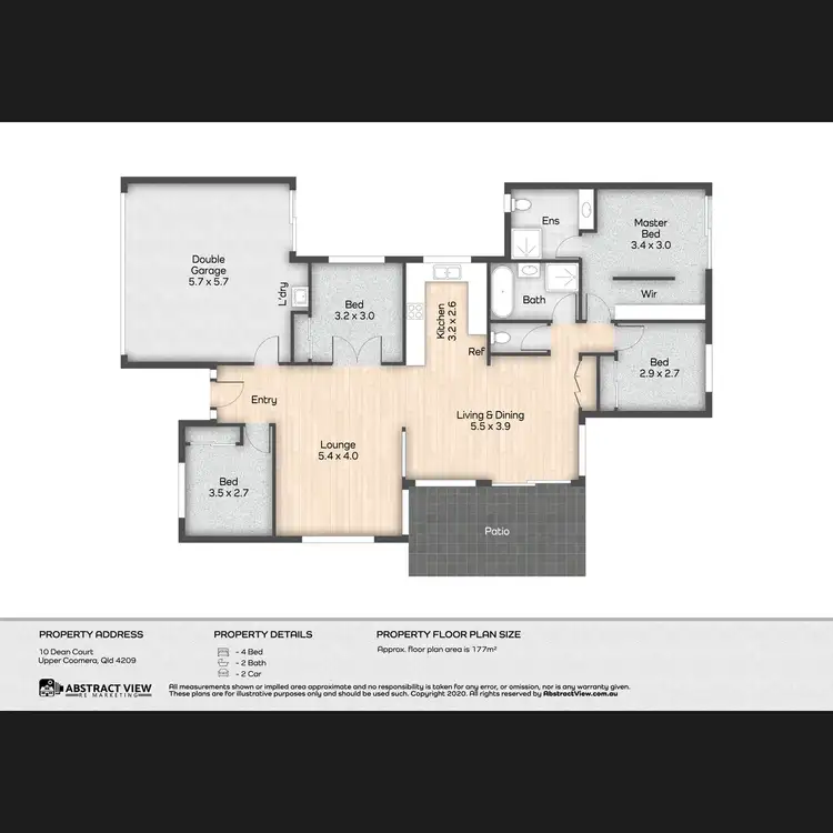 Floorplan of Homely house listing, 10 Dean Court, Upper Coomera QLD 4209