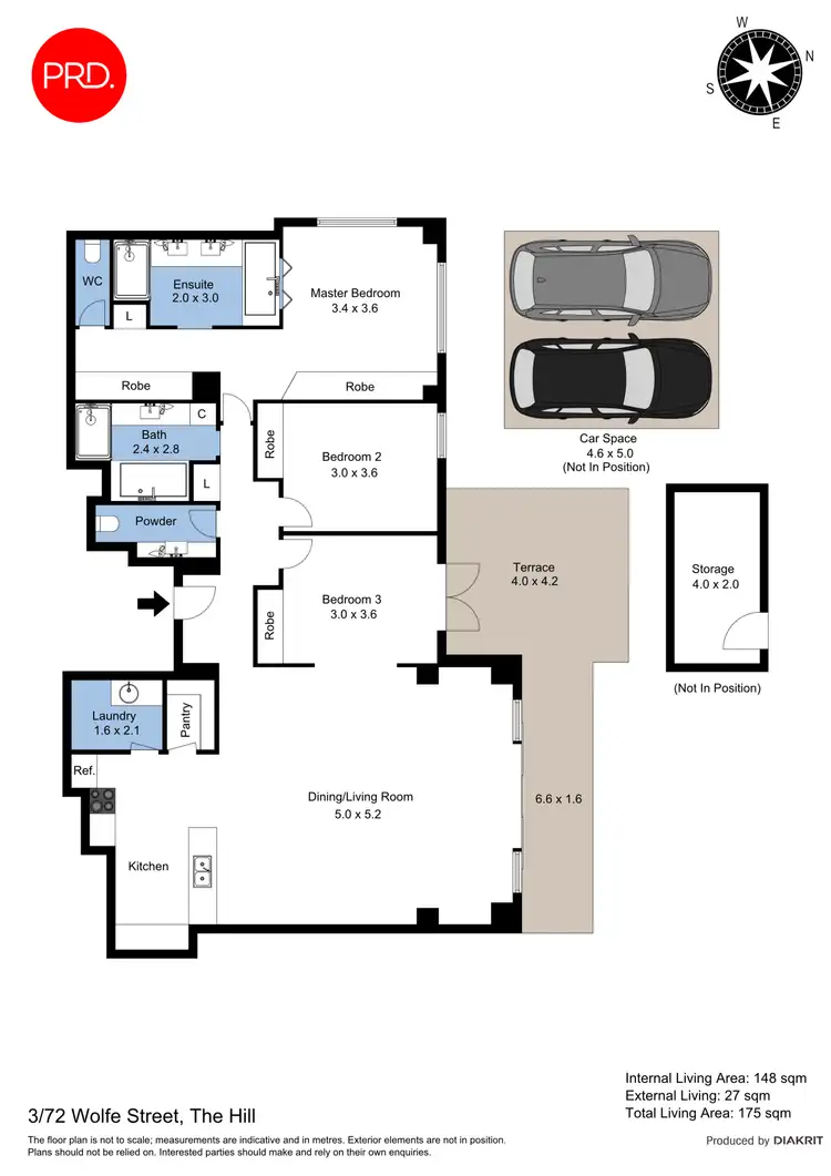 Floorplan of Homely apartment listing, 3/72 Wolfe Street, The Hill NSW 2300