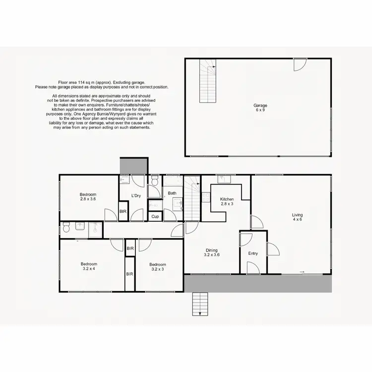 Floorplan of Homely house listing, 4 Kalina Crescent, Park Grove TAS 7320