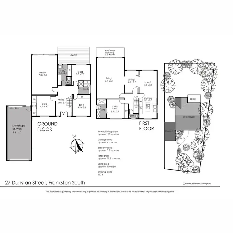 Floorplan of Homely house listing, 27 Dunstan Street, Frankston South VIC 3199
