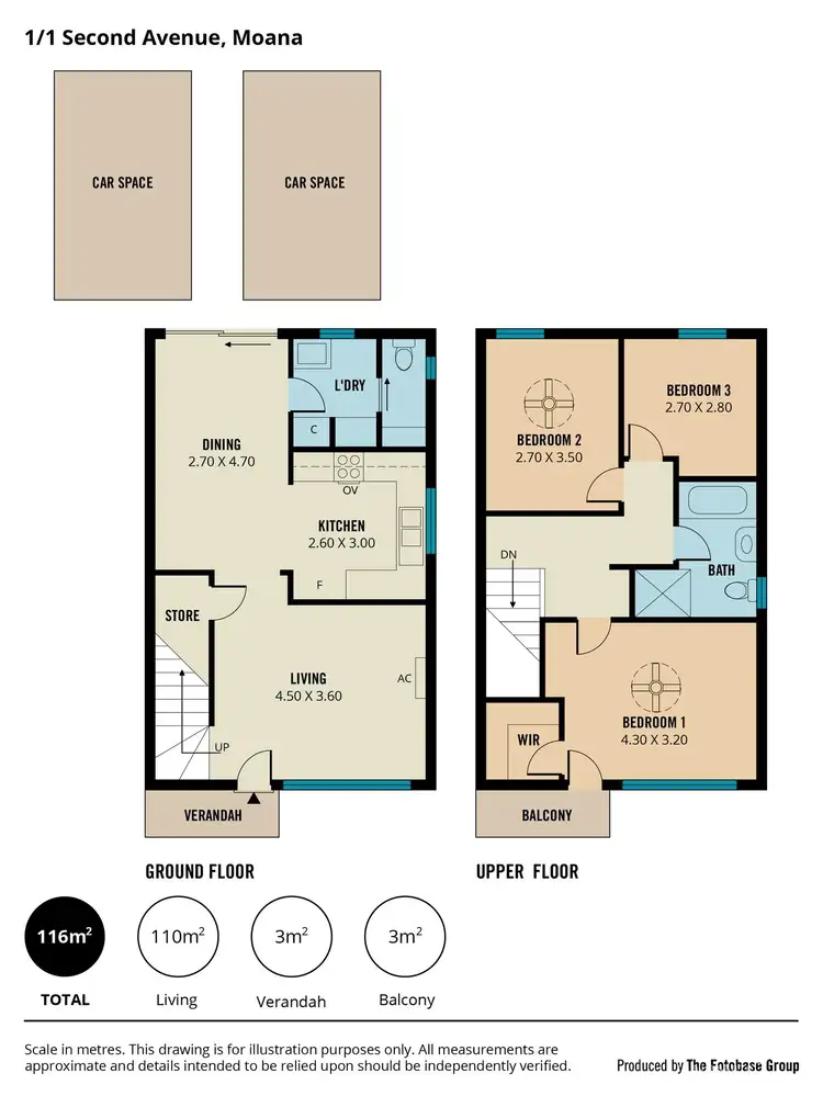 Floorplan of Homely house listing, 1/1 Second Avenue, Moana SA 5169