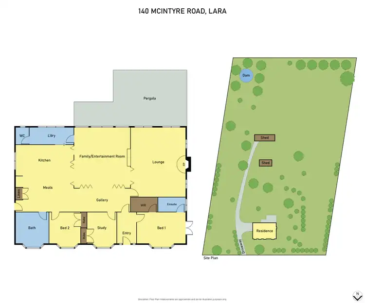 Floorplan of Homely house listing, 140 McIntyre Road, Lara VIC 3212