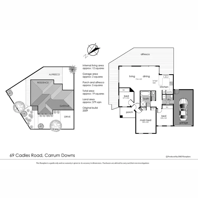 Floorplan of Homely house listing, 69 Cadles Road, Carrum Downs VIC 3201