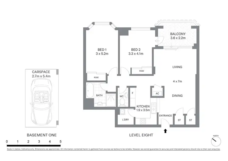 Floorplan of Homely apartment listing, 69/104 Miller Street, Pyrmont NSW 2009