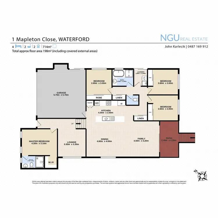 Floorplan of Homely house listing, 1 Mapleton Close, Waterford QLD 4133