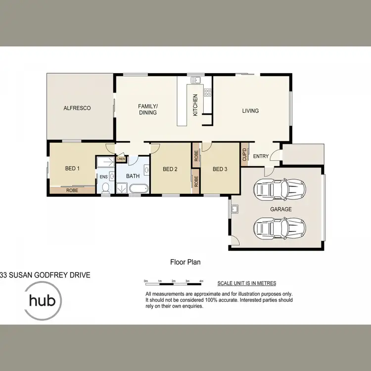 Floorplan of Homely house listing, 33 Susan Godfrey Drive, Windaroo QLD 4207