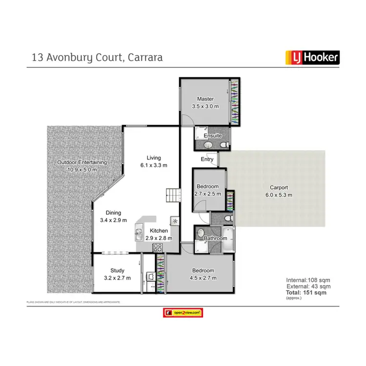 Floorplan of Homely house listing, 13 Avonbury Court, Carrara QLD 4211