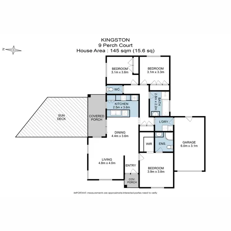 Floorplan of Homely house listing, 9 Perch Court, Kingston TAS 7050