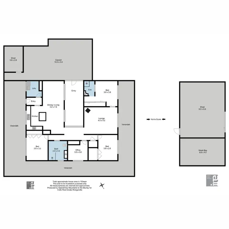 Floorplan of Homely rural property listing, 354 Reith Road, Wangaratta VIC 3677