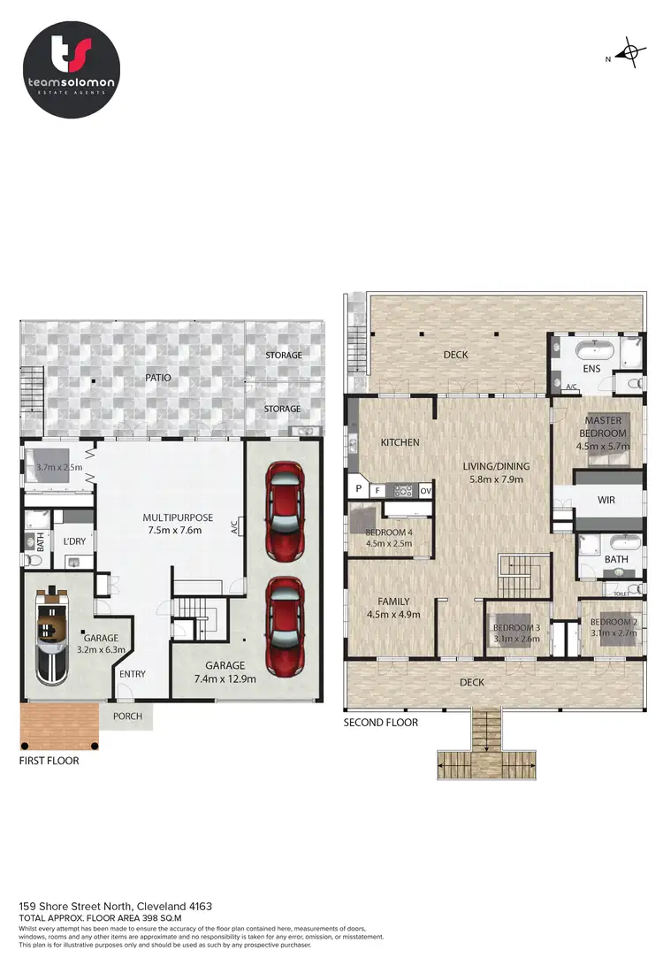 Floorplan of Homely house listing, 159 Shore Street North, Cleveland QLD 4163