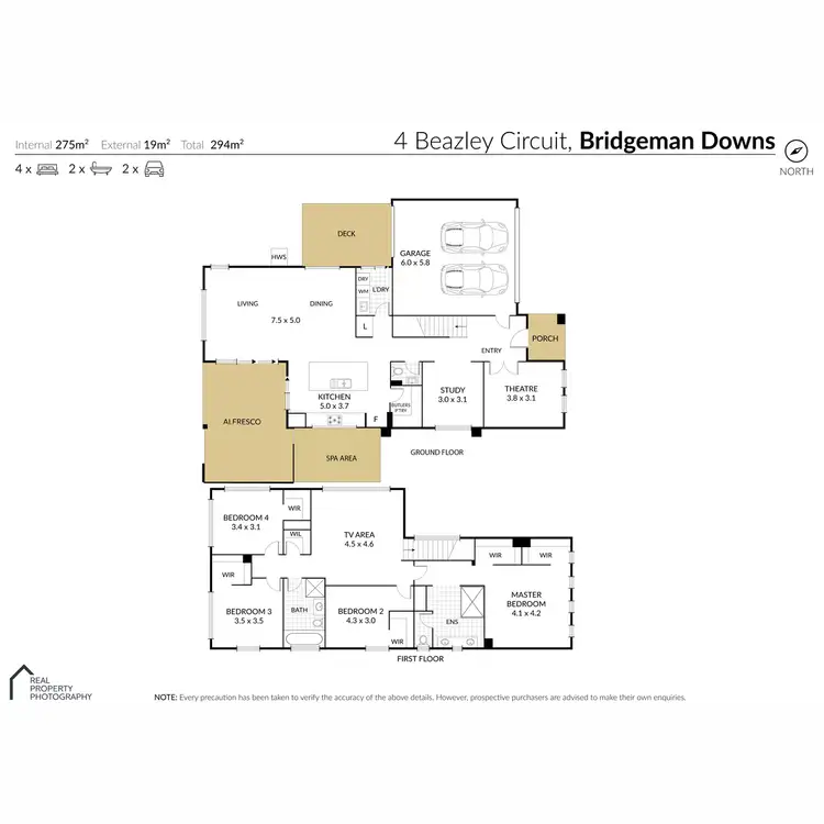 Floorplan of Homely house listing, 4 Beazley Circuit, Bridgeman Downs QLD 4035