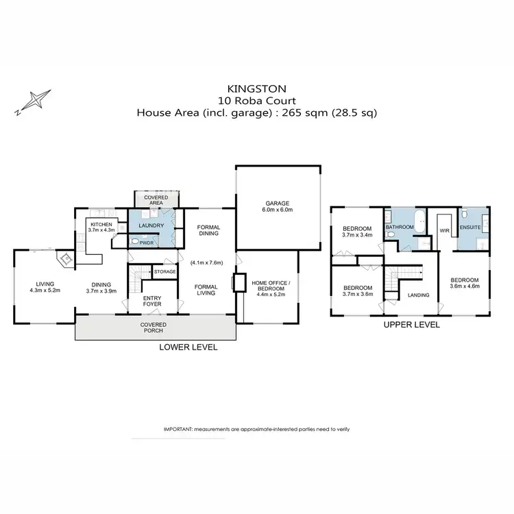 Floorplan of Homely house listing, 10 Roba Court, Kingston TAS 7050