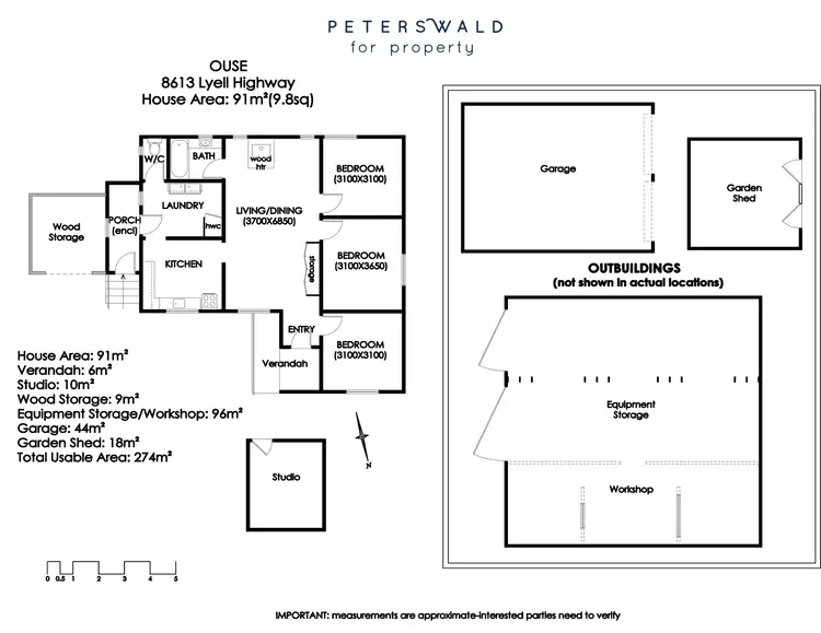 Floorplan of Homely rural property listing, 8613 Lyell Highway, Ouse TAS 7140