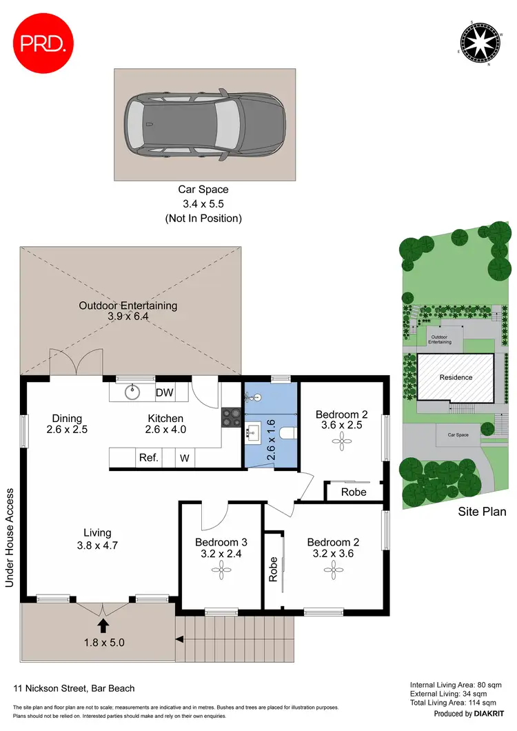 Floorplan of Homely house listing, 11 Nickson Street, Bar Beach NSW 2300