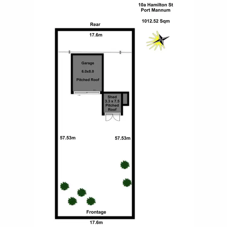 Floorplan of Homely land listing, 10a Hamilton Street, Mannum SA 5238