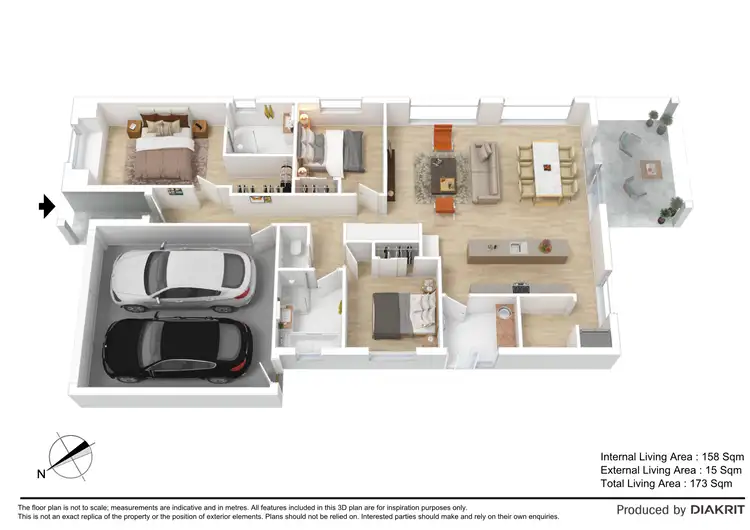 Floorplan of Homely house listing, 25 Waterbird Crescent, Caboolture QLD 4510
