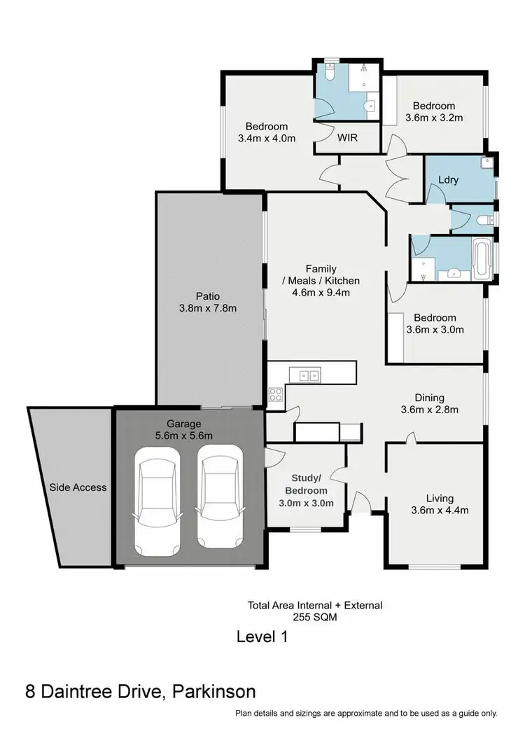 Floorplan of Homely house listing, 8 Daintree Drive, Parkinson QLD 4115