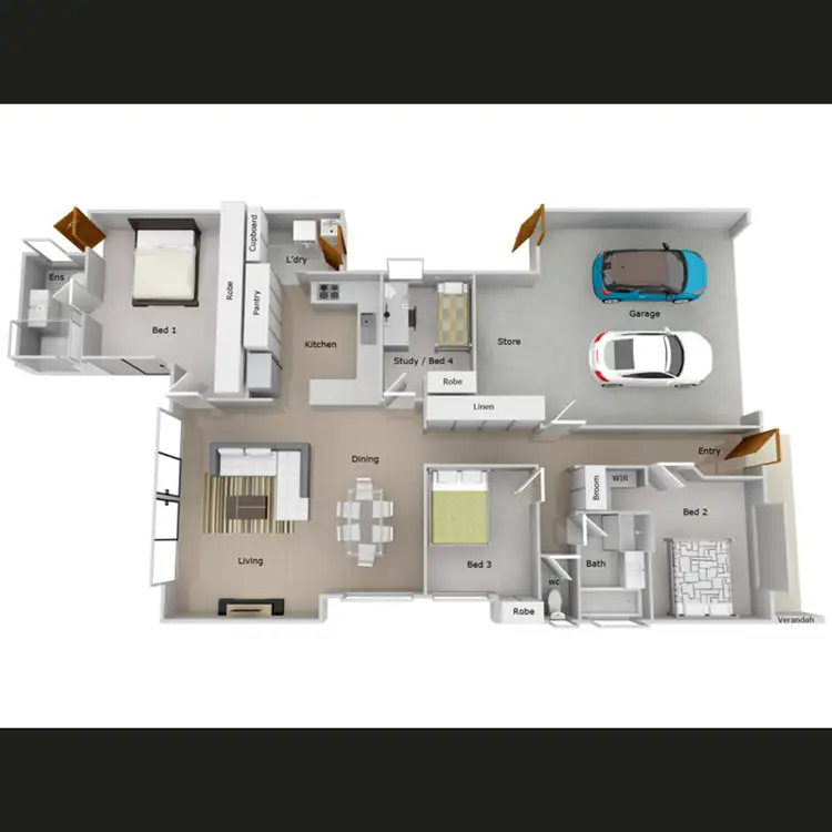 Floorplan of Homely house listing, 9 Barnsley Street, Queens Park WA 6107