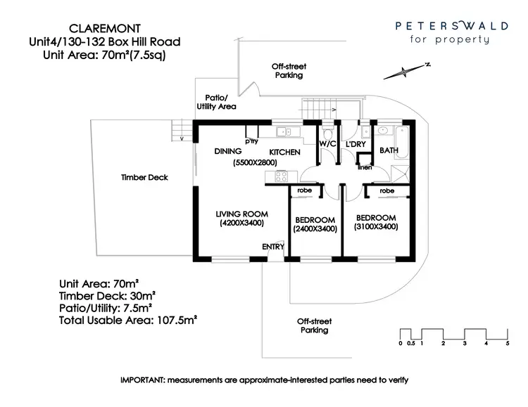 Floorplan of Homely villa listing, 4/130-132 Box Hill Road, Claremont TAS 7011