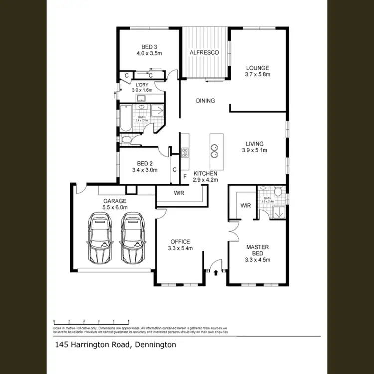 Floorplan of Homely house listing, 145 Harrington Road, Warrnambool VIC 3280