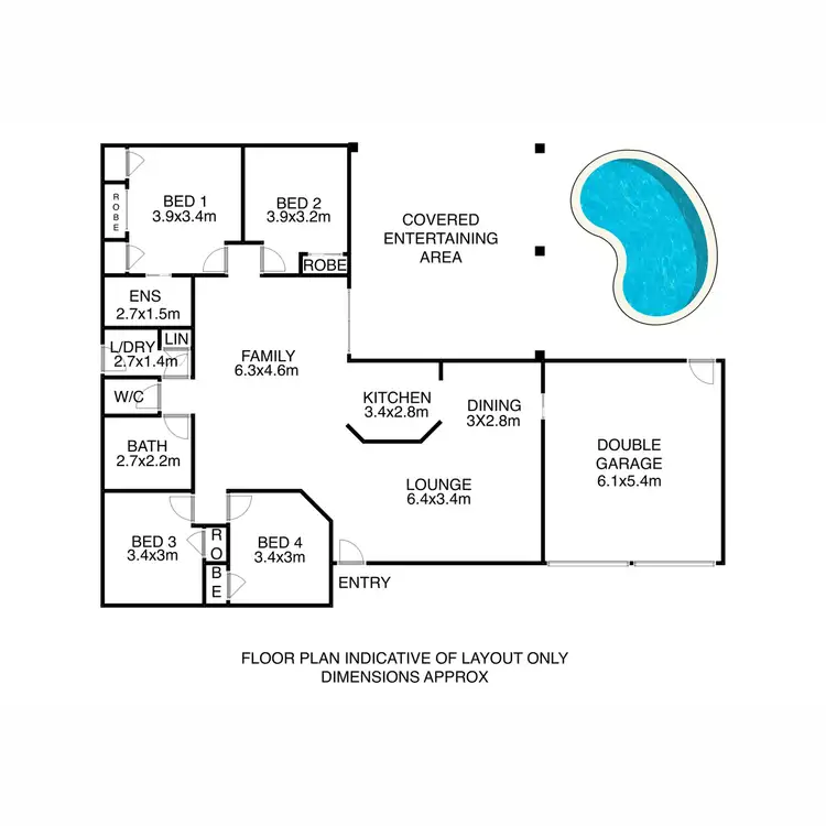 Floorplan of Homely house listing, 3 Hinchcliffe Street, Tanah Merah QLD 4128