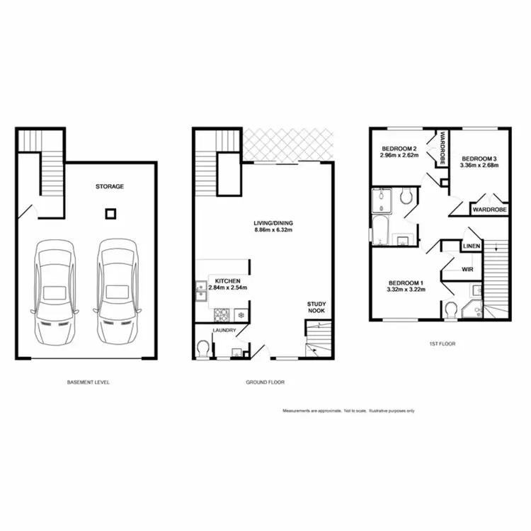 Floorplan of Homely townhouse listing, 23/400 Glenmore Parkway, Glenmore Park NSW 2745