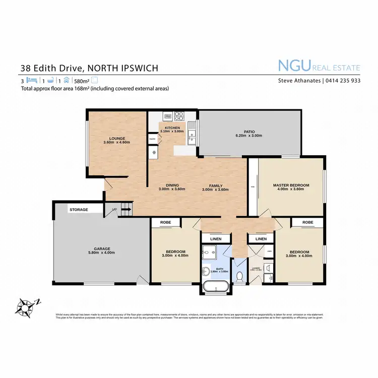 Floorplan of Homely house listing, 38 Edith Drive, North Ipswich QLD 4305