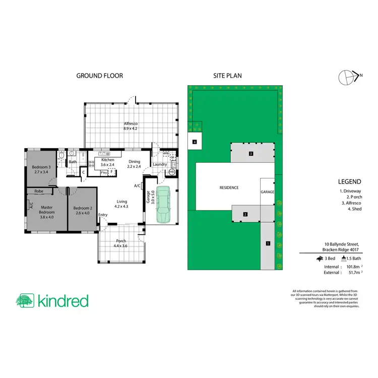 Floorplan of Homely house listing, 10 Ballynde Street, Bracken Ridge QLD 4017