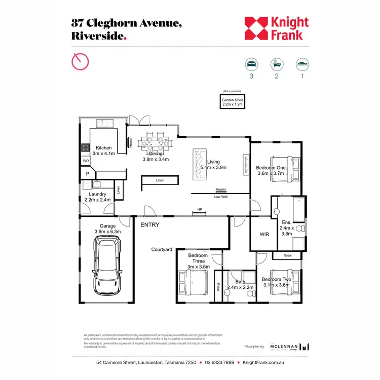 Floorplan of Homely house listing, 37 Cleghorn Avenue, Riverside TAS 7250