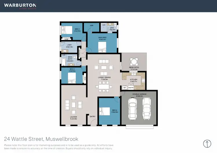 Floorplan of Homely house listing, 24 Wattle Street, Muswellbrook NSW 2333