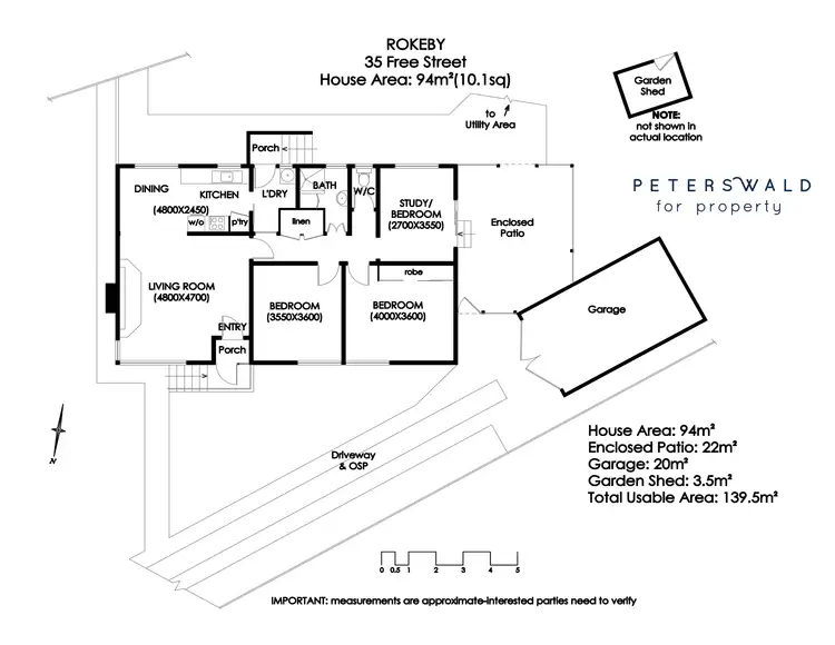Floorplan of Homely house listing, 35 Free Street, Rokeby TAS 7019