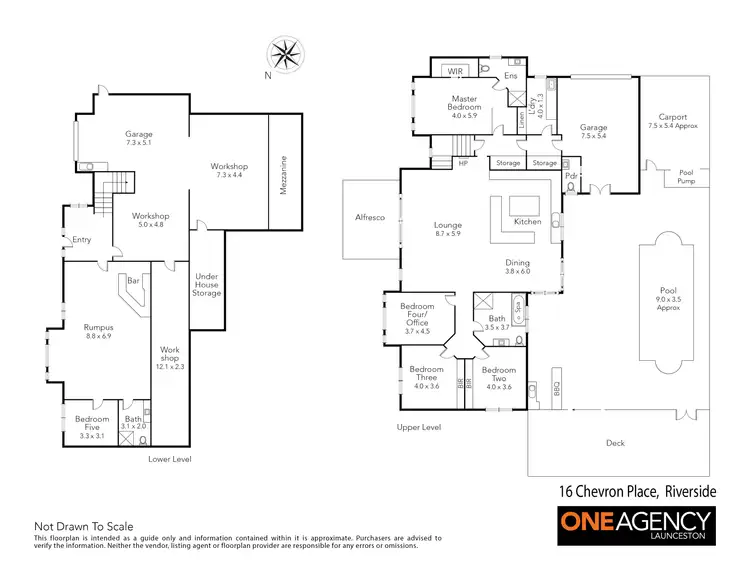 Floorplan of Homely house listing, 16 Chevron Place, Riverside TAS 7250