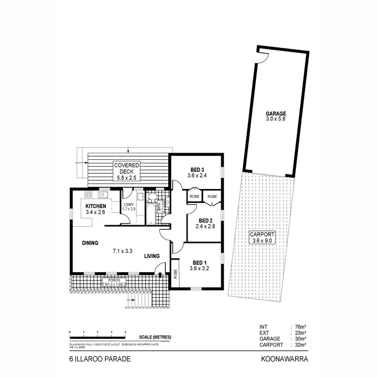 Floorplan of Homely house listing, 6 Illaroo Parade, Koonawarra NSW 2530