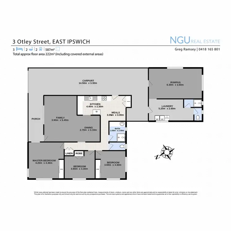 Floorplan of Homely house listing, 3 Otley Street, East Ipswich QLD 4305
