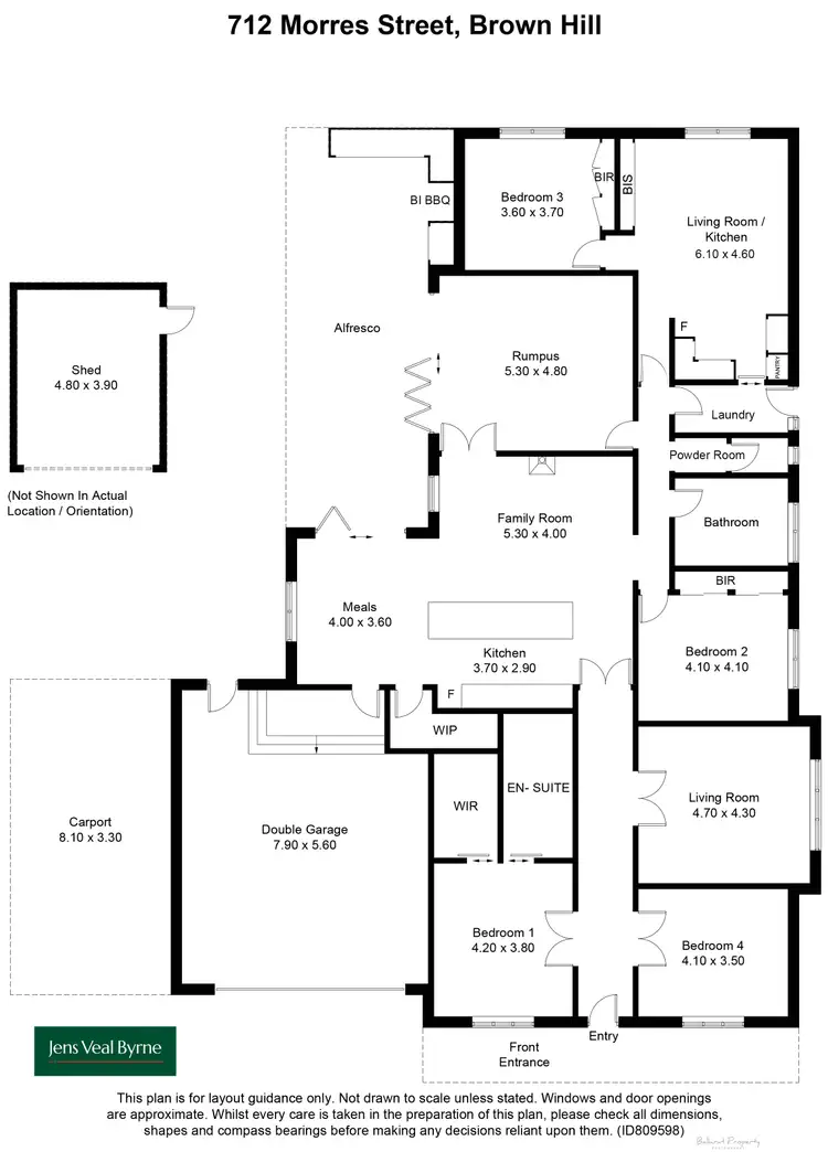Floorplan of Homely house listing, 712 Morres Street, Brown Hill VIC 3350