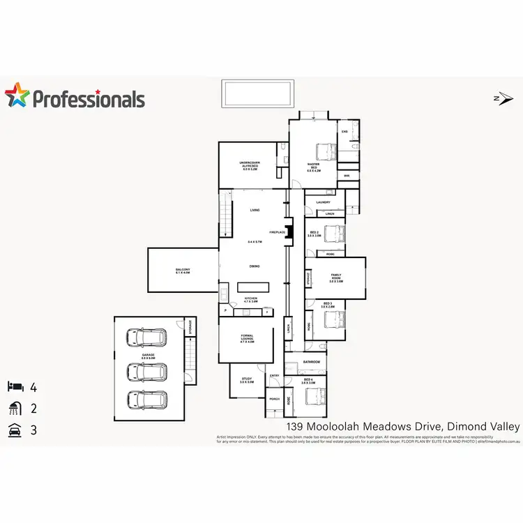 Floorplan of Homely house listing, 139 Mooloolah Meadows Drive, Diamond Valley QLD 4553