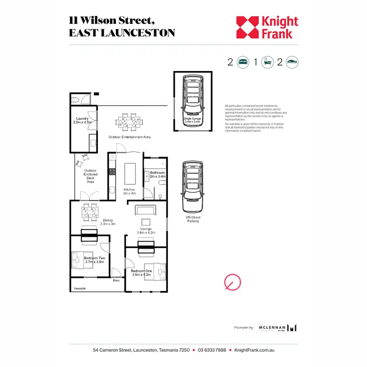 Floorplan of Homely house listing, 11 Wilson Street, South Launceston TAS 7249