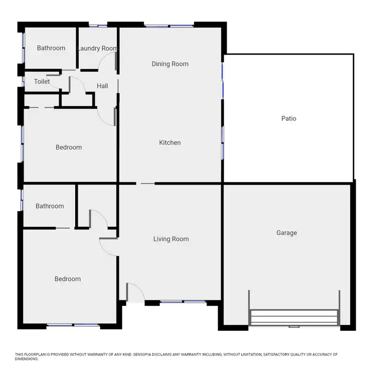 Floorplan of Homely house listing, 10 Hyland Street, Mortlake VIC 3272