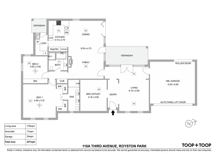 Floorplan of Homely house listing, 110A Third Avenue, Royston Park SA 5070