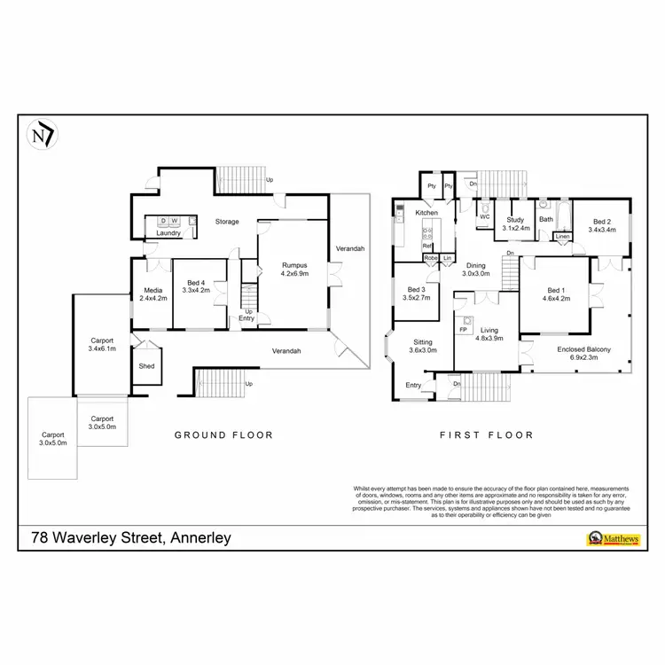 Floorplan of Homely house listing, 78 Waverley Street, Annerley QLD 4103