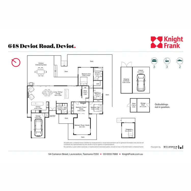 Floorplan of Homely house listing, 648 Deviot Road, Deviot TAS 7275