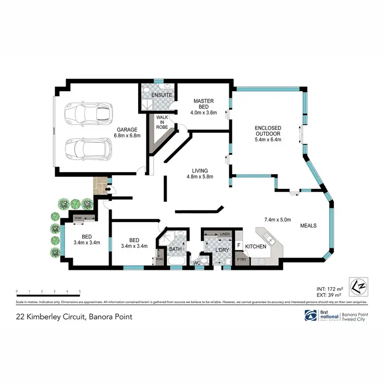 Floorplan of Homely house listing, 22 Kimberley Circuit, Banora Point NSW 2486