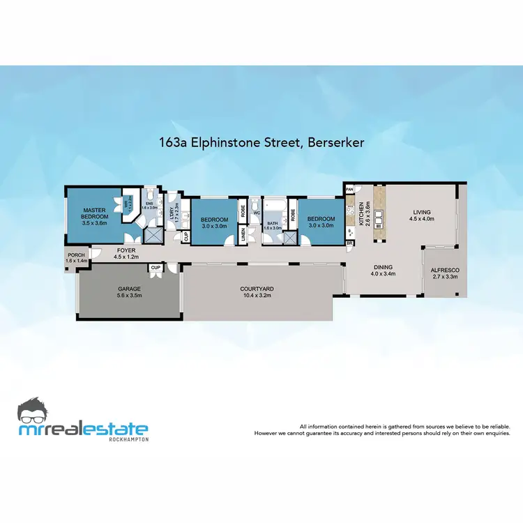 Floorplan of Homely house listing, 163A Elphinstone Street, Berserker QLD 4701