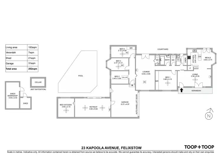Floorplan of Homely house listing, 23 Kapoola Avenue, Felixstow SA 5070