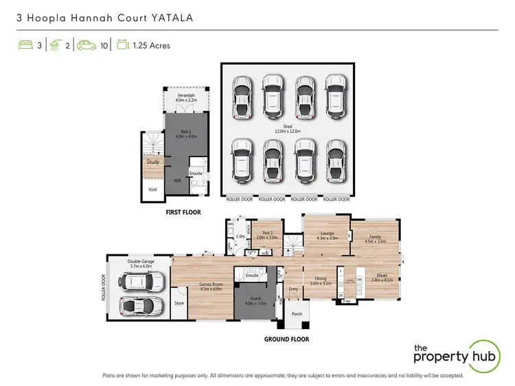 Floorplan of Homely house listing, 3 Hoopla Hannah Court, Yatala QLD 4207