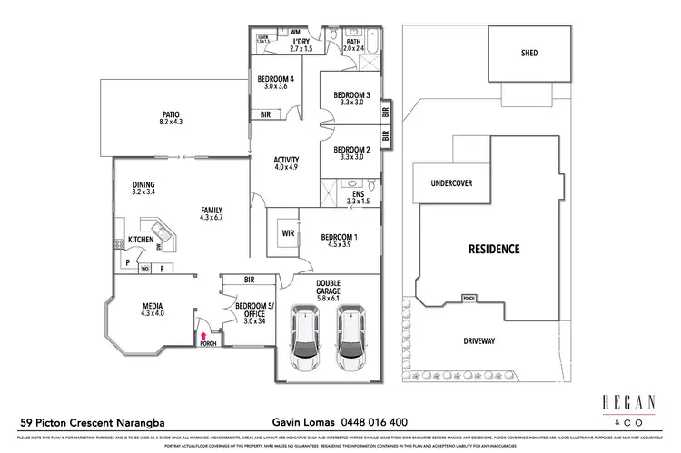 Floorplan of Homely house listing, 59 Picton Crescent, Narangba QLD 4504
