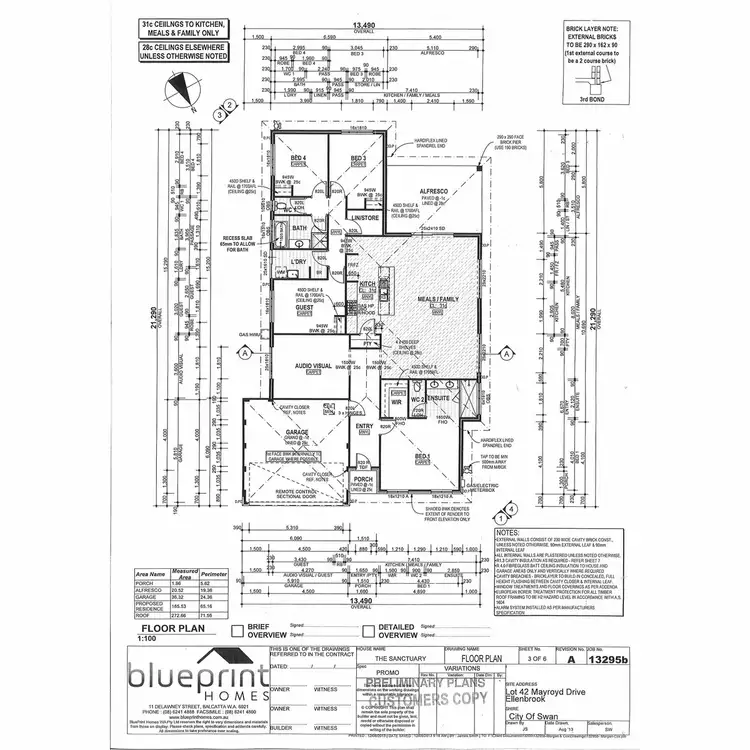Floorplan of Homely house listing, 7 Mayroyd Drive, Ellenbrook WA 6069