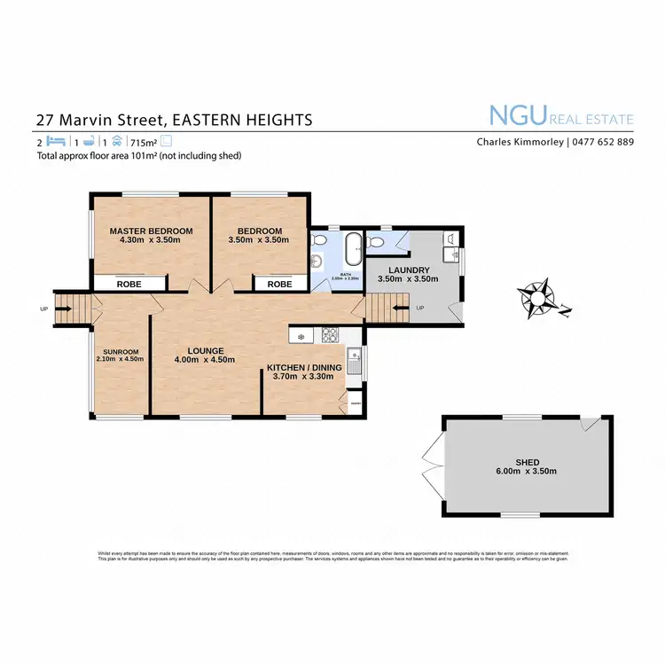 Floorplan of Homely house listing, 27 Marvin Street, Eastern Heights QLD 4305